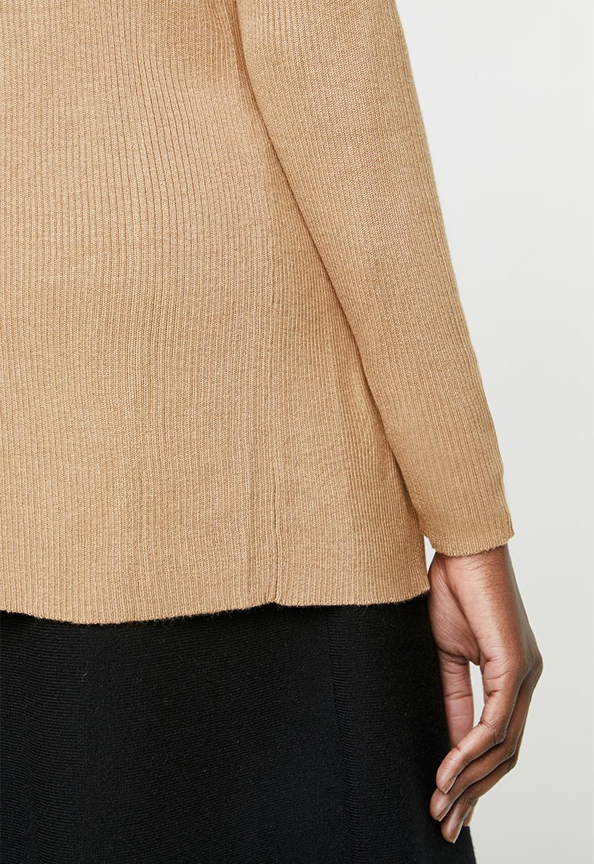 edit - Waterfall cardigan - camel