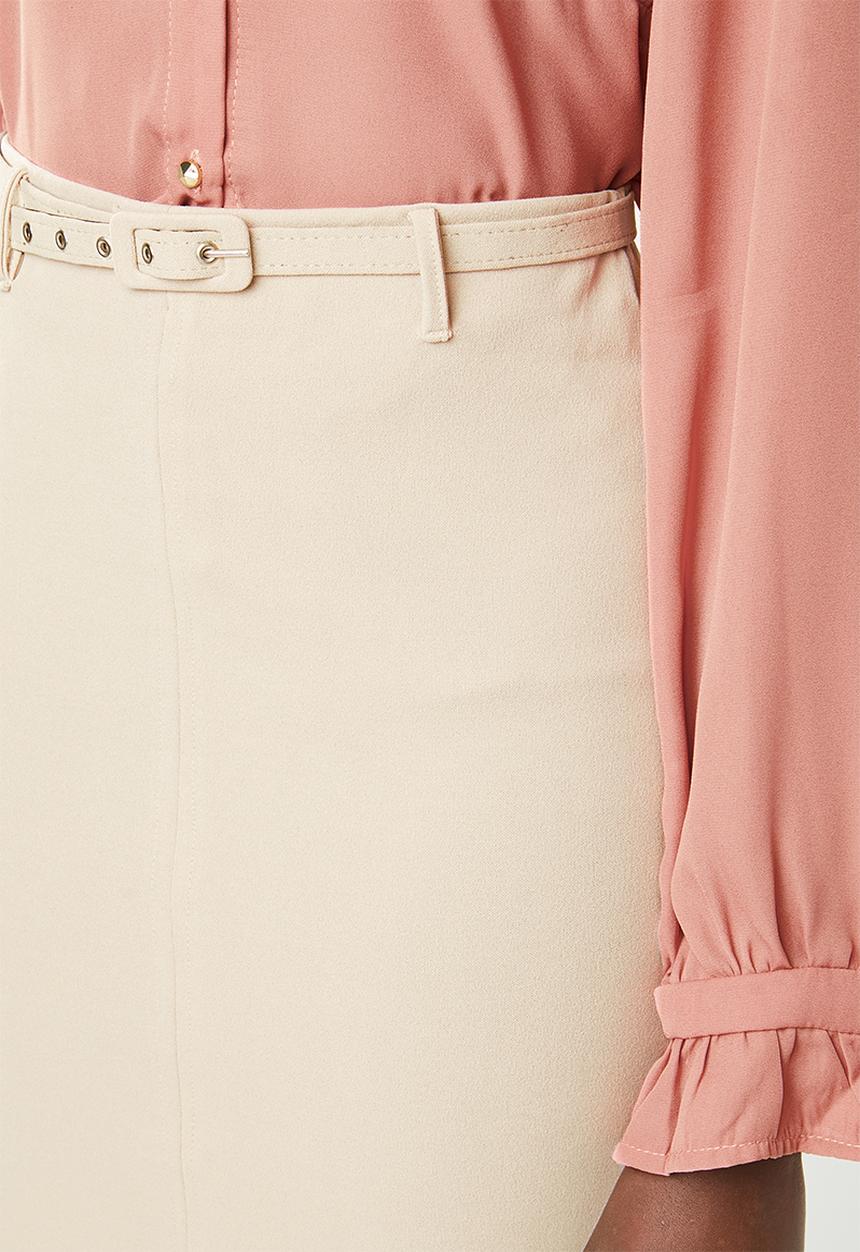 edit - Pencil skirt - beige 
