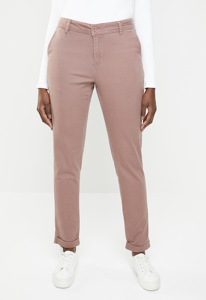 edit - Straight leg pants - purple 