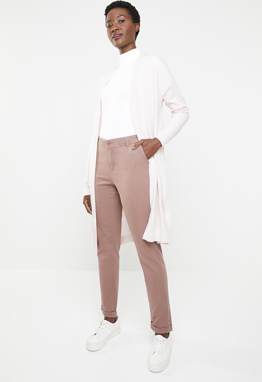 edit - Straight leg pants - purple 