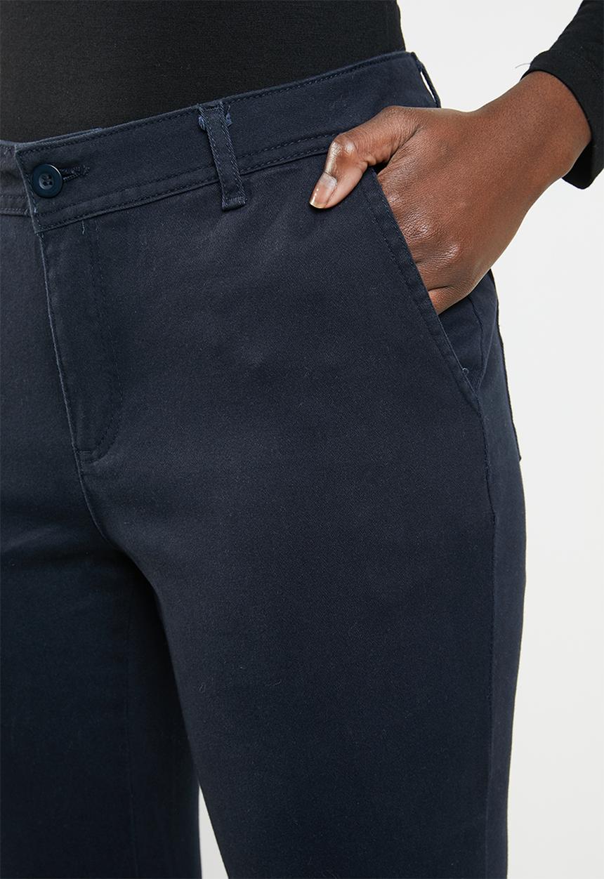 edit - Straight leg pants - navy