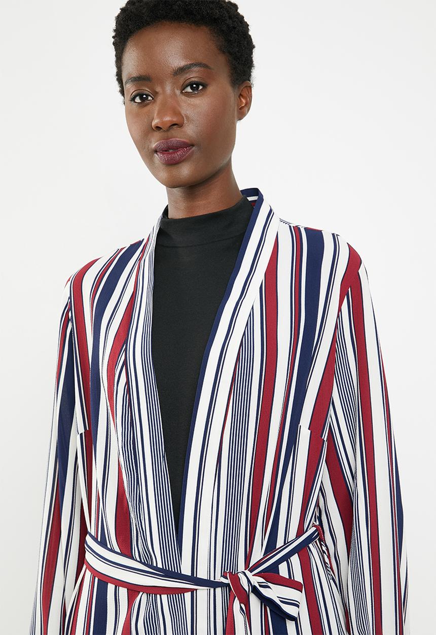 edit - Long line jacket- multi