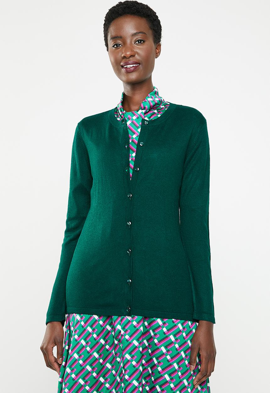 edit - Boxy cardigan - green 