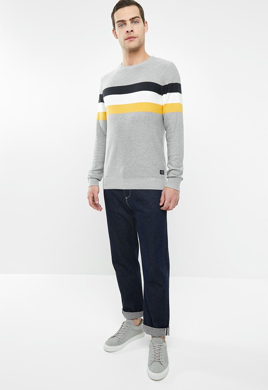 Jack & Jones - Jorbronks knit crew neck - multi