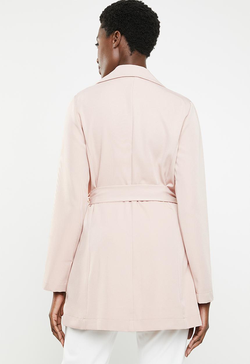 edit - Belted blazer - pink