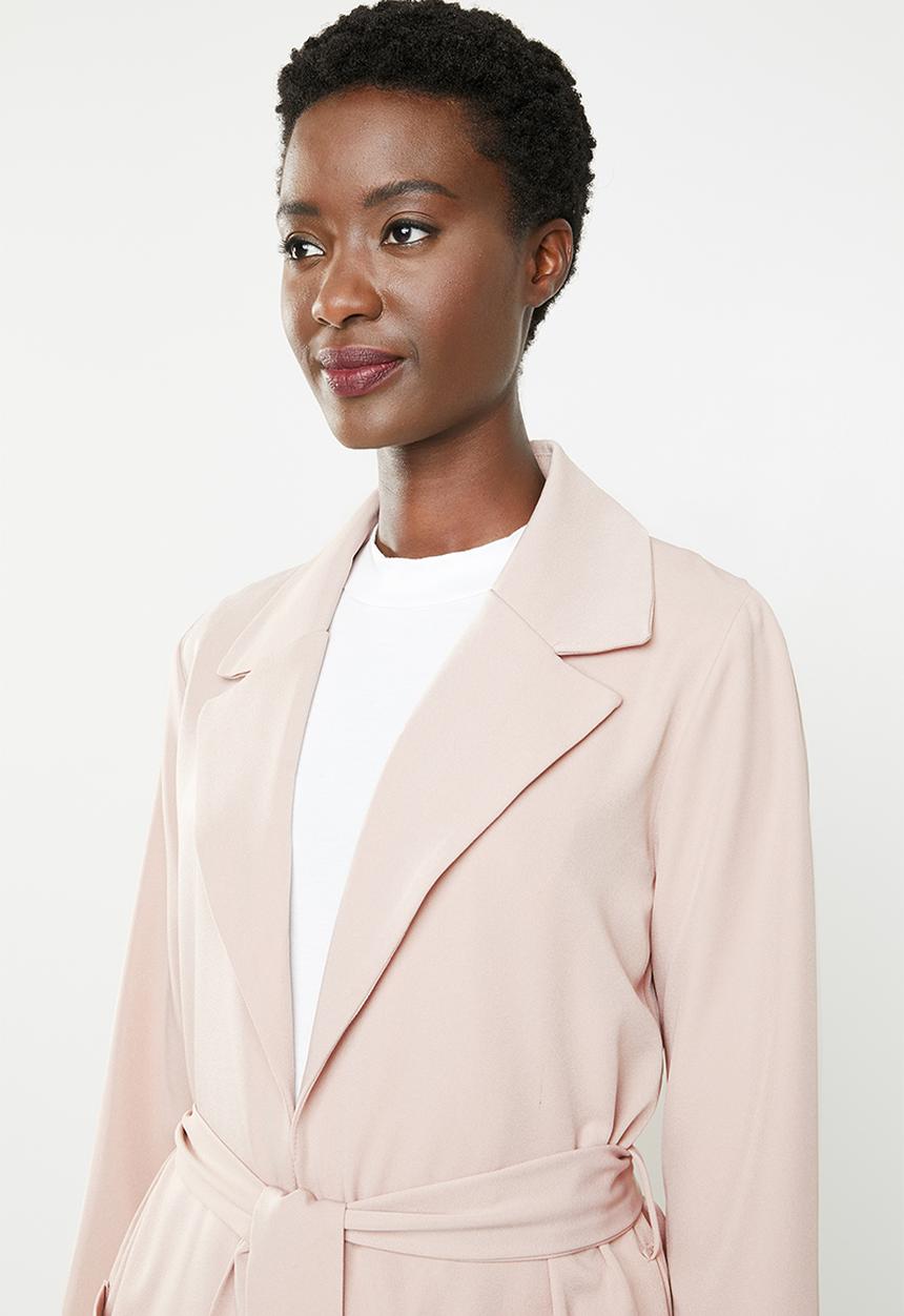edit - Belted blazer - pink