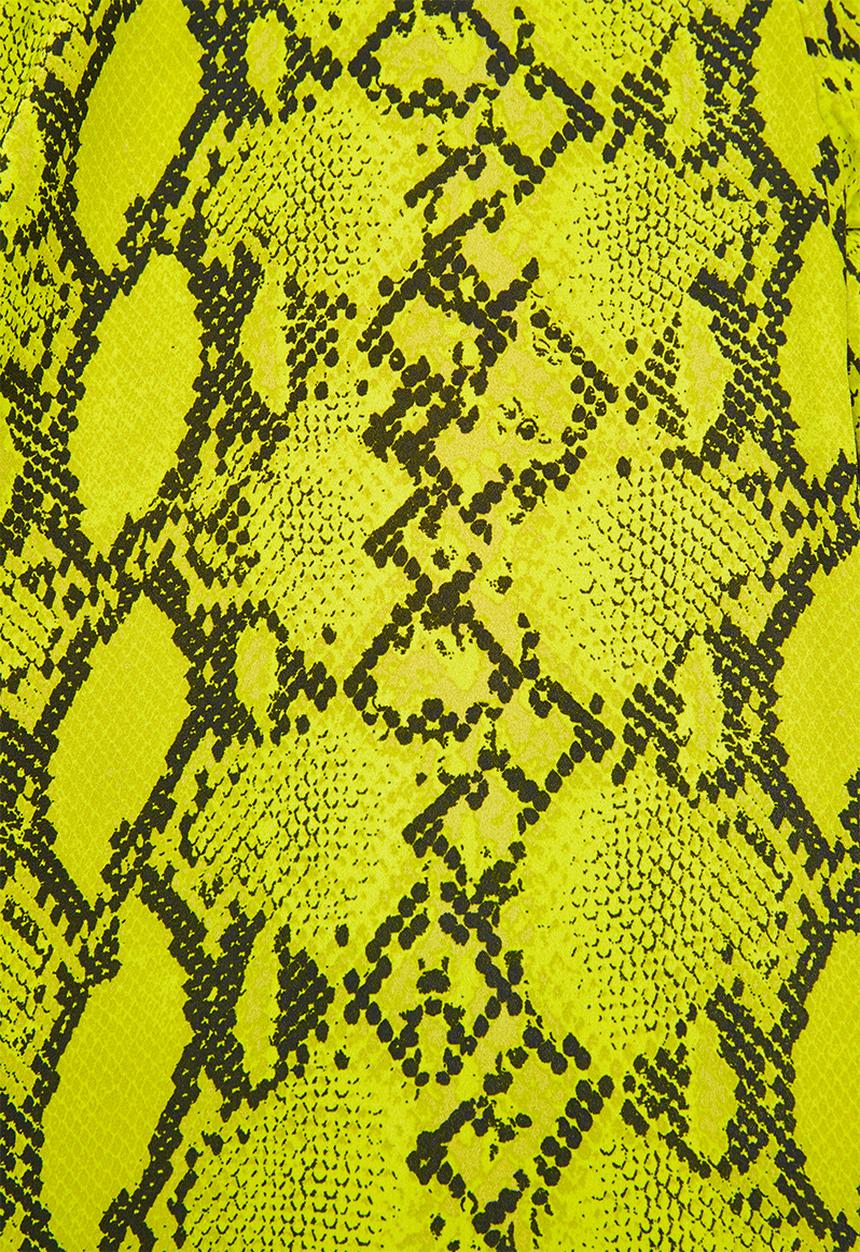 New Look - Snake print shirt - green & black