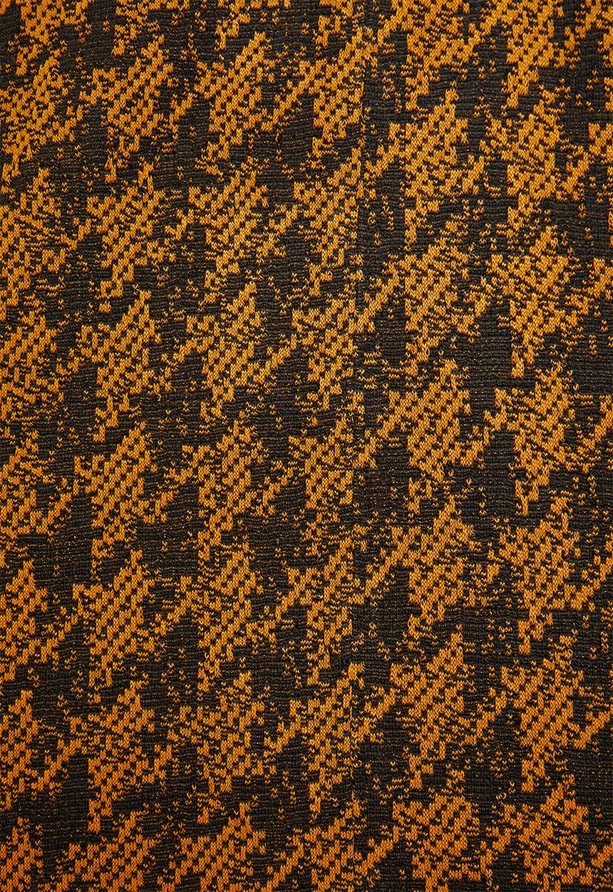 New Look - Dogtooth pinafore - brown & black 