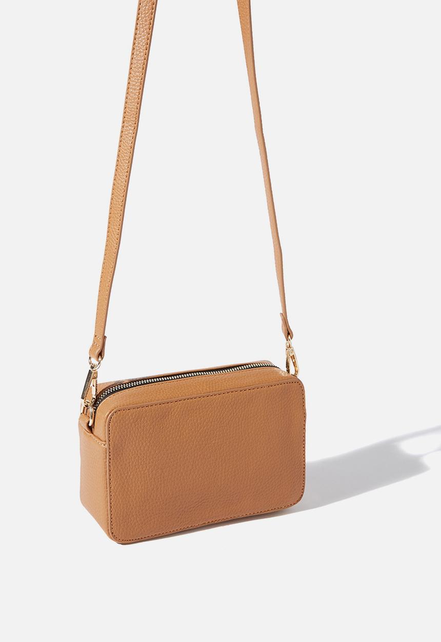 Rubi - Stevie boxy cross body bag - tan