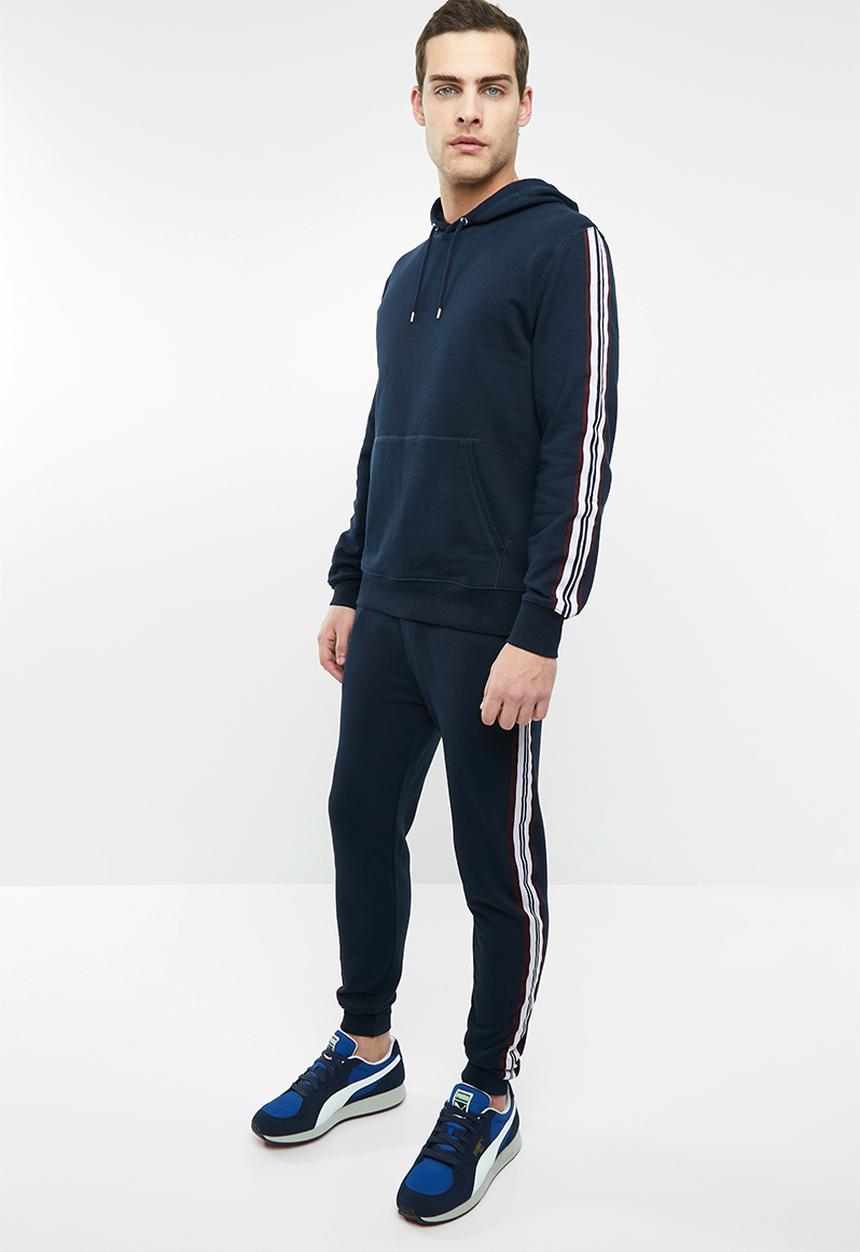 Superbalist - Skinny taped sweat jogger - navy