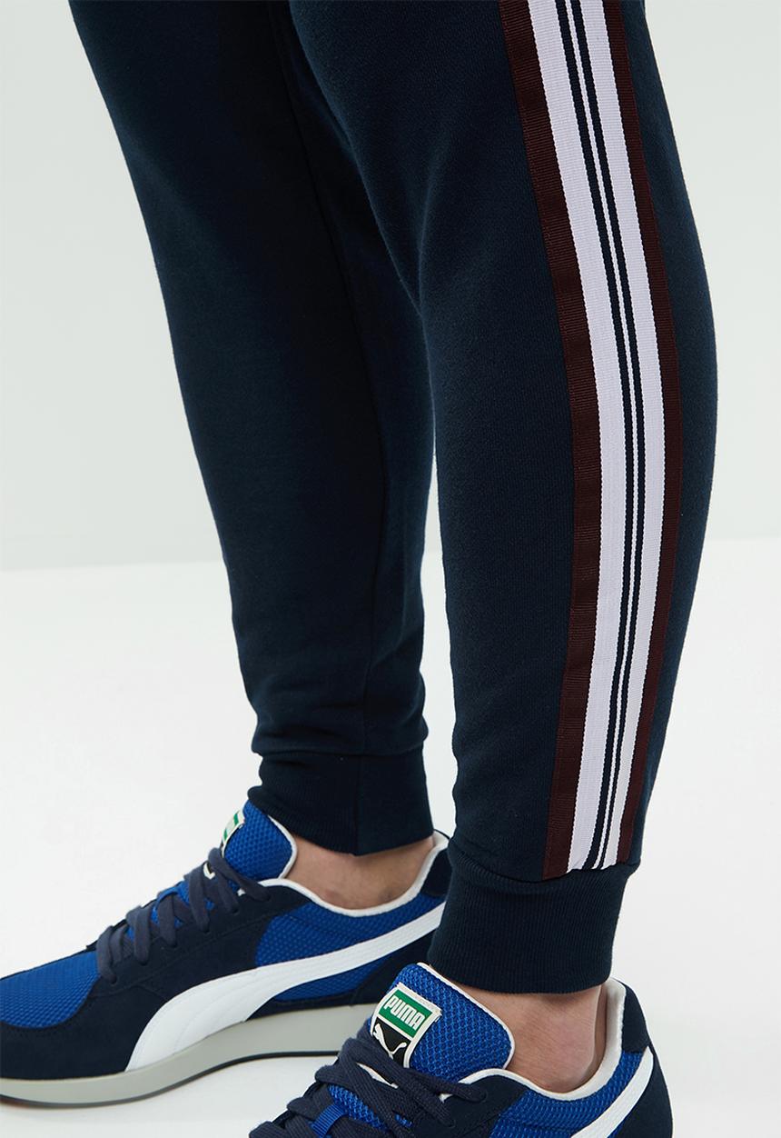 Superbalist - Skinny taped sweat jogger - navy