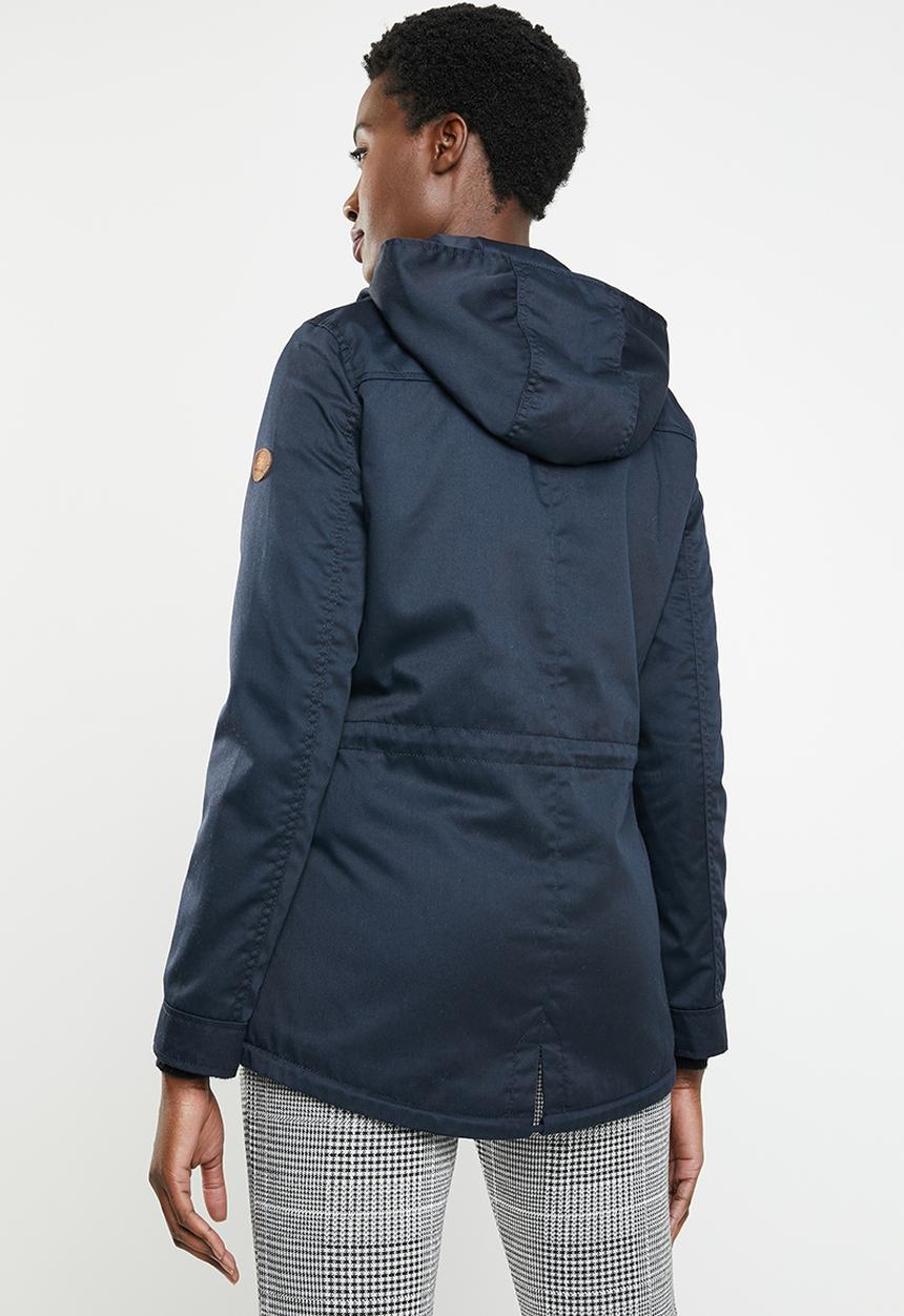 ONLY - New lorca spring canvas parka - navy