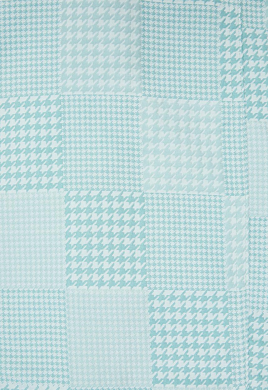 Missguided - Check dogtooth jacket - turquoise