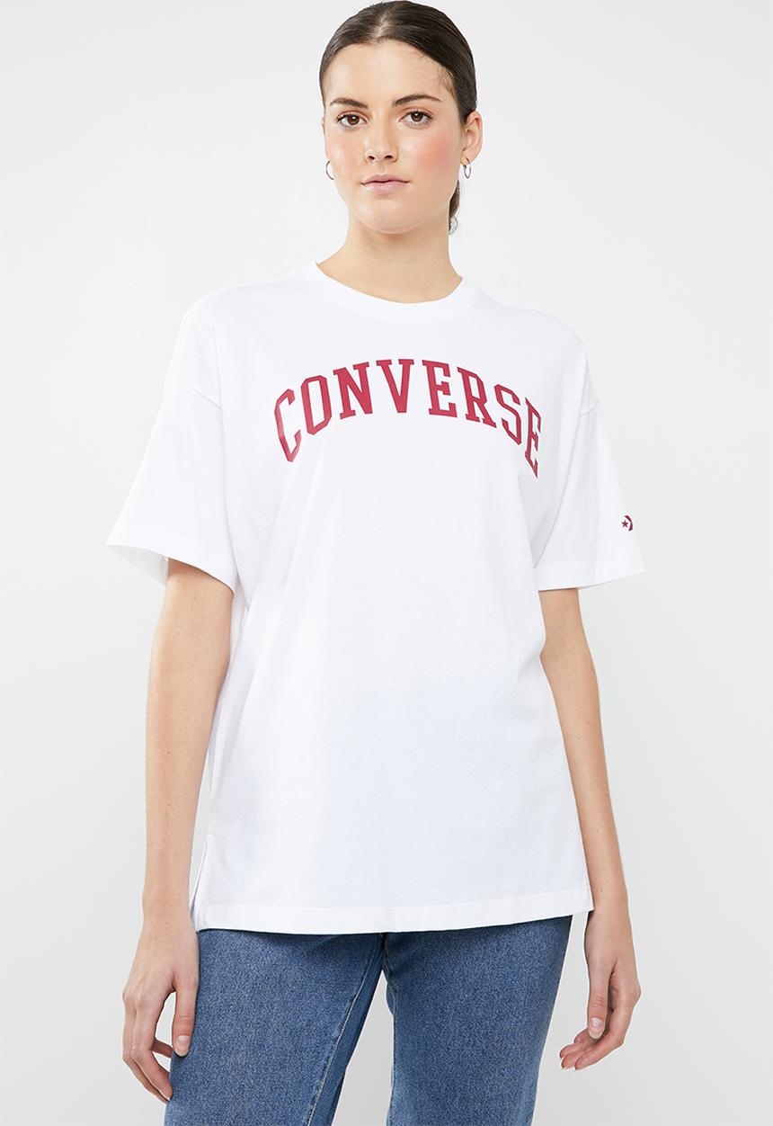 Converse - Converse icon remix boxy tee - white