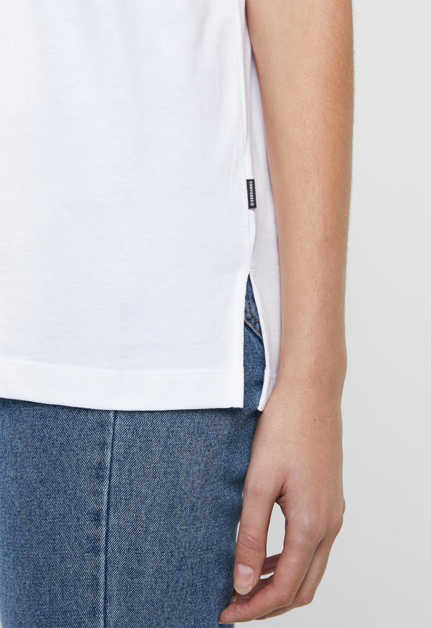Converse - Converse icon remix boxy tee - white