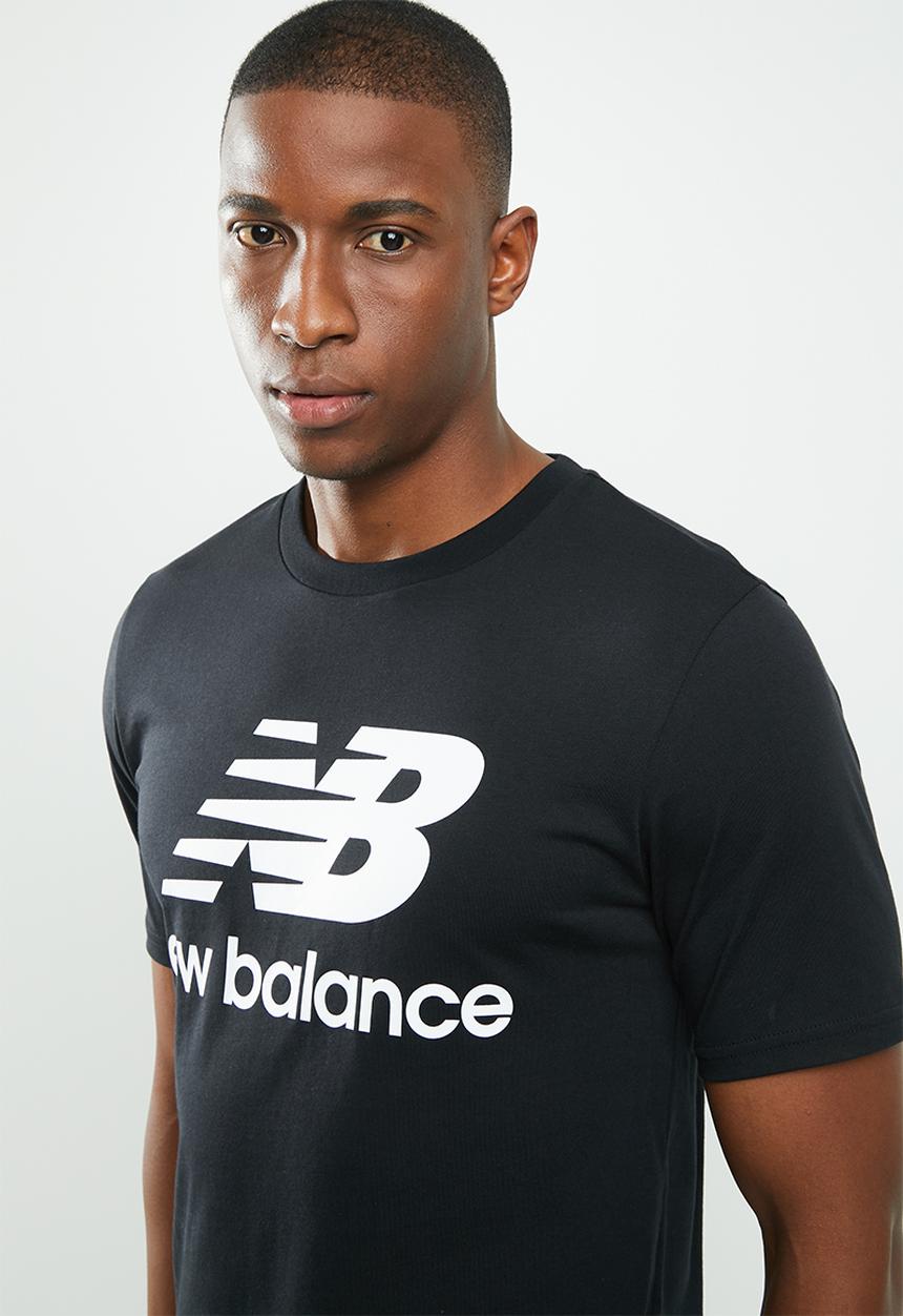 New Balance  - Stacked logo short sleeve tee - black
