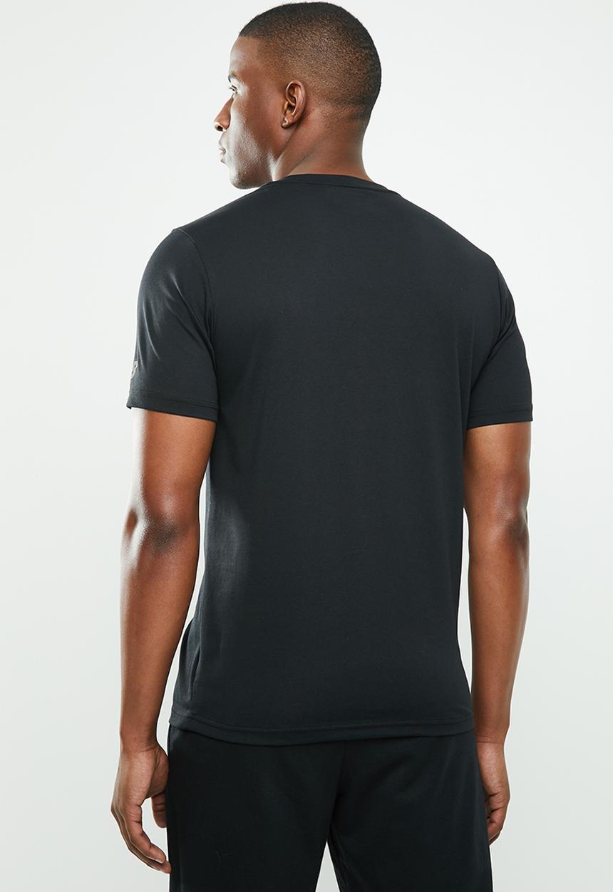 New Balance  - Heather tech short sleeve tee - black