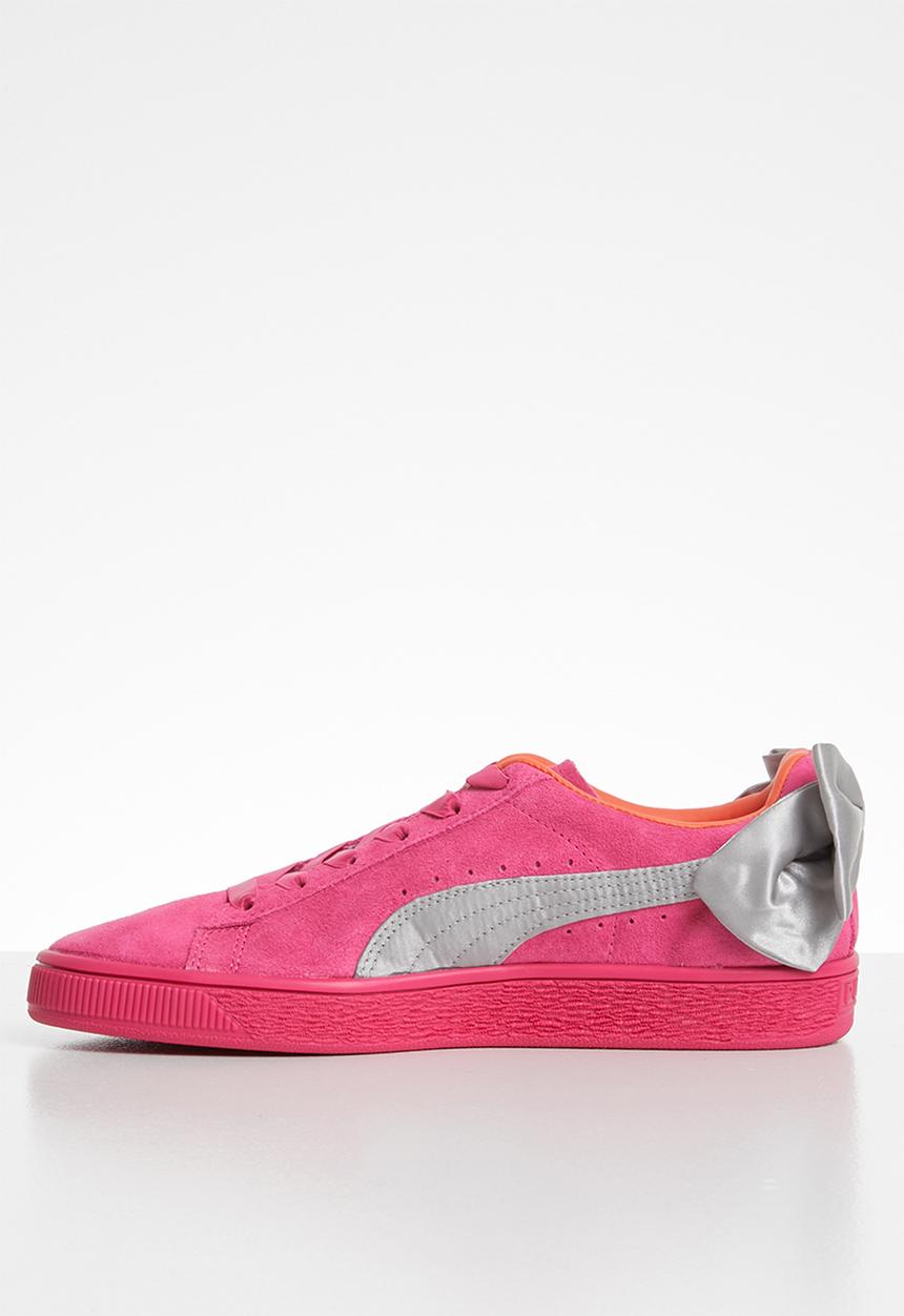 PUMA - Suede Bow Jr -fuschia