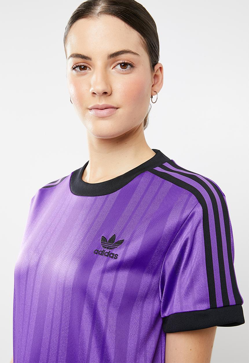 adidas Originals - 3 stripes colour tee - purple
