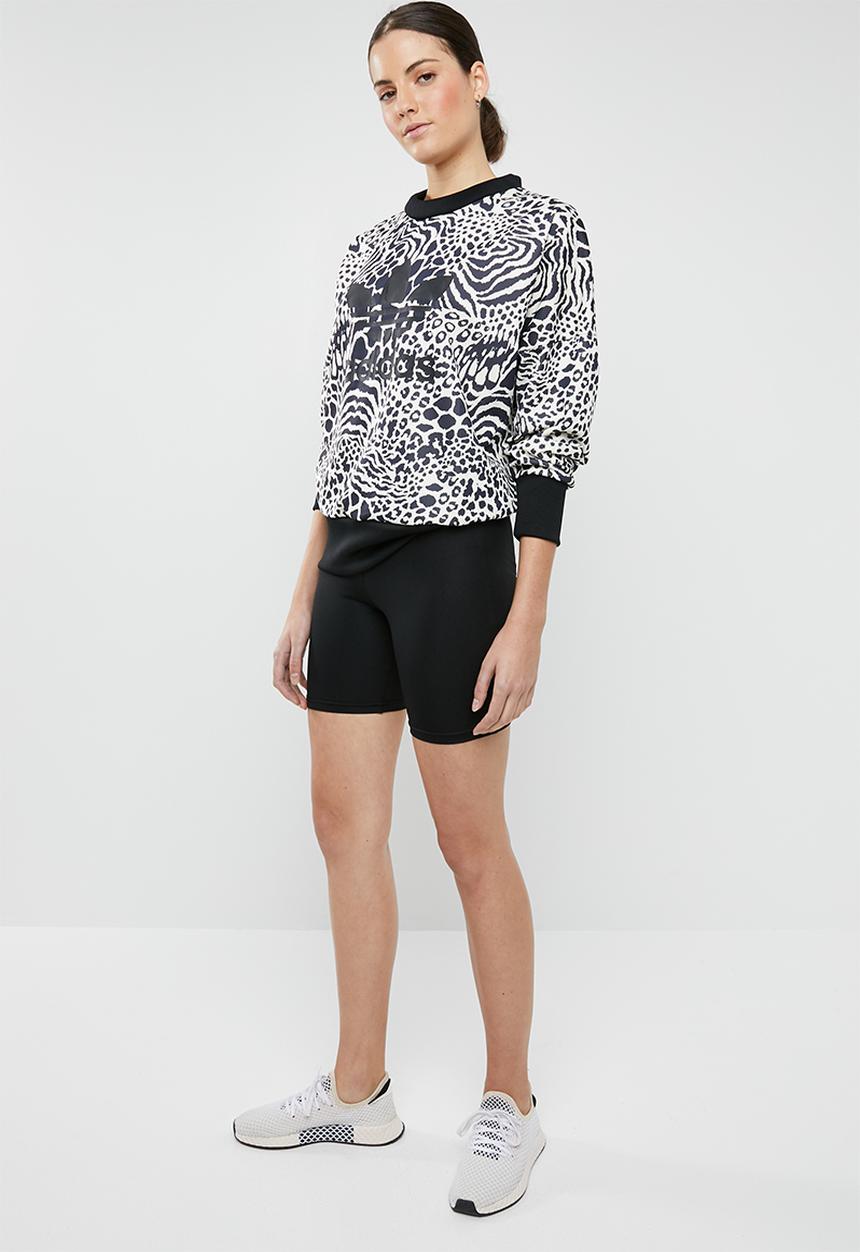 adidas Originals - Multi prints sweater - black & beige 
