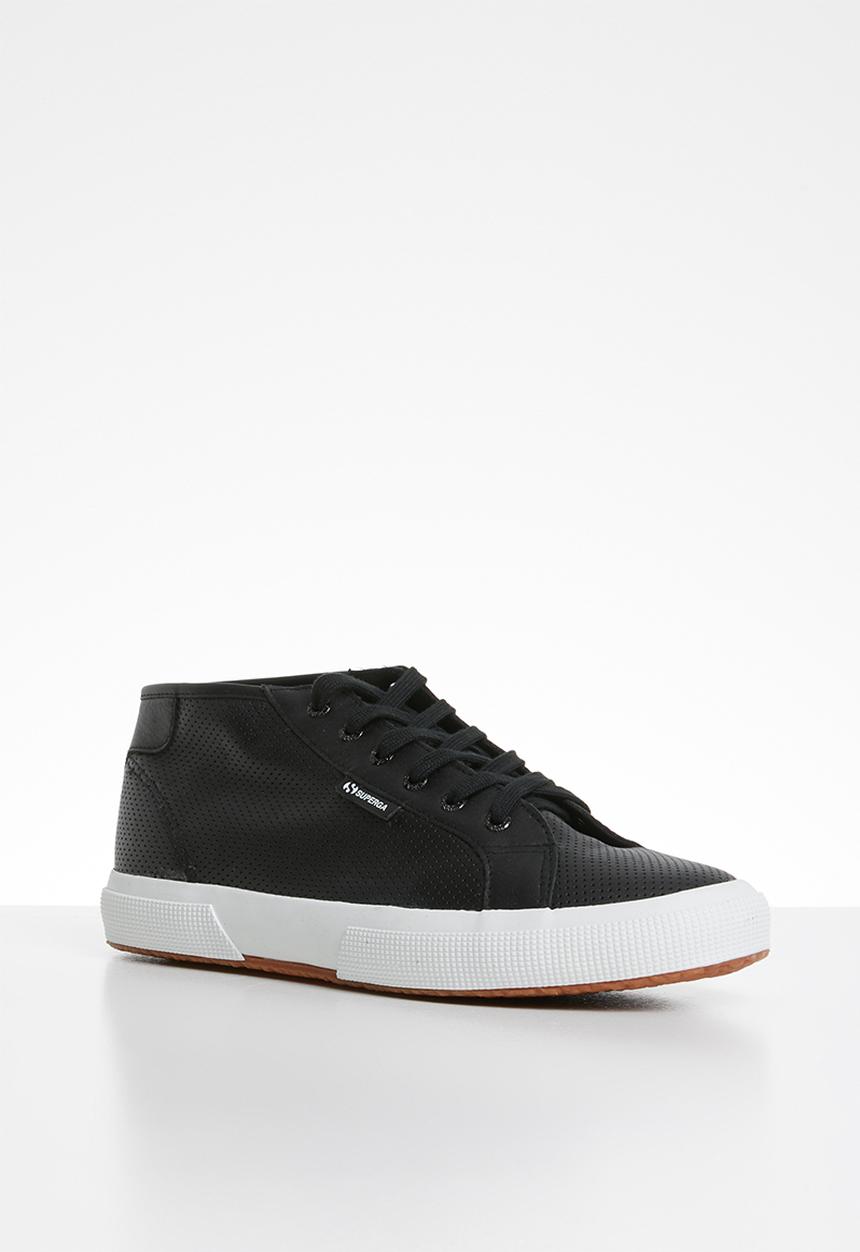 SUPERGA - 2754 Perforated punched nappa - black