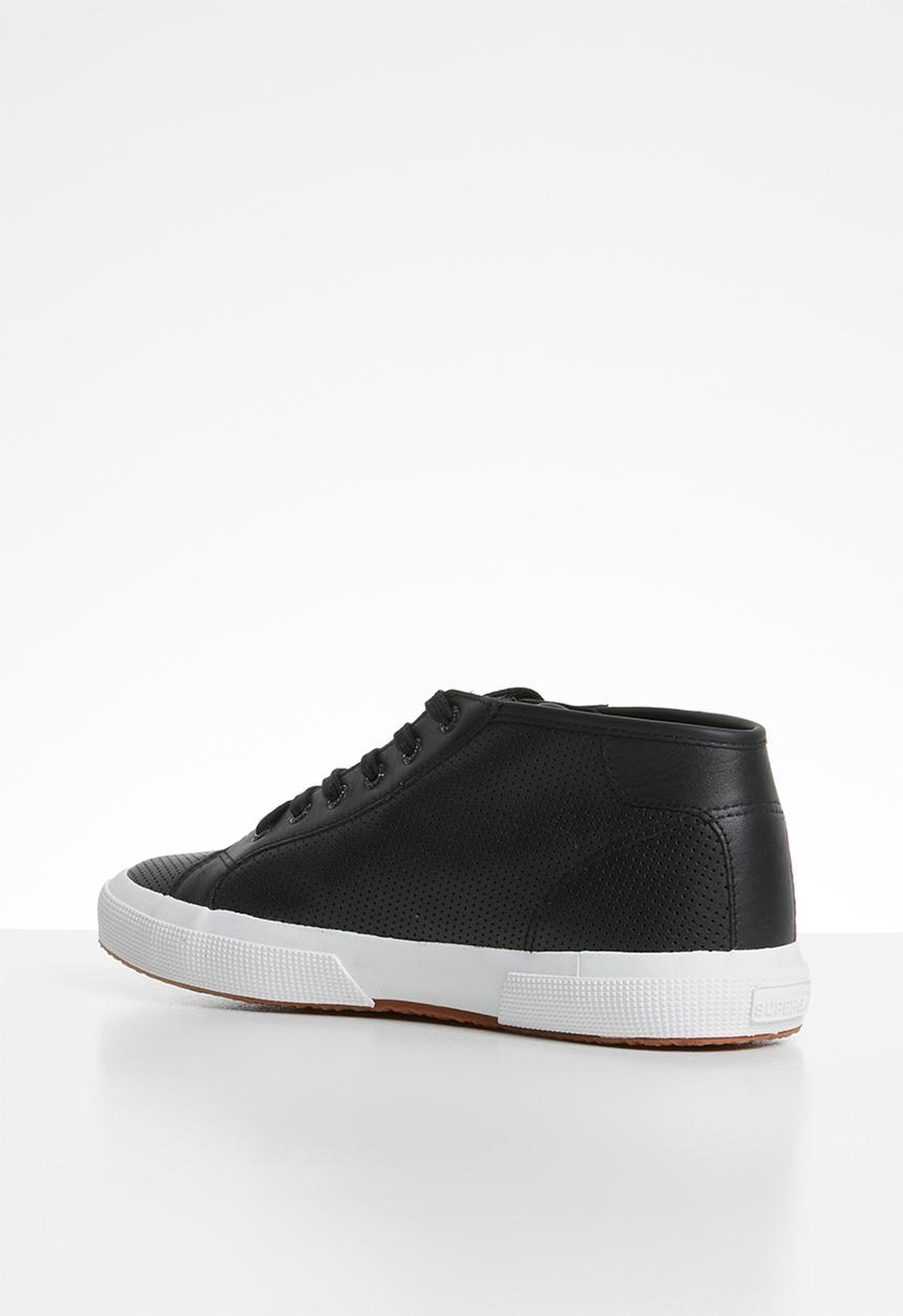 SUPERGA - 2754 Perforated punched nappa - black