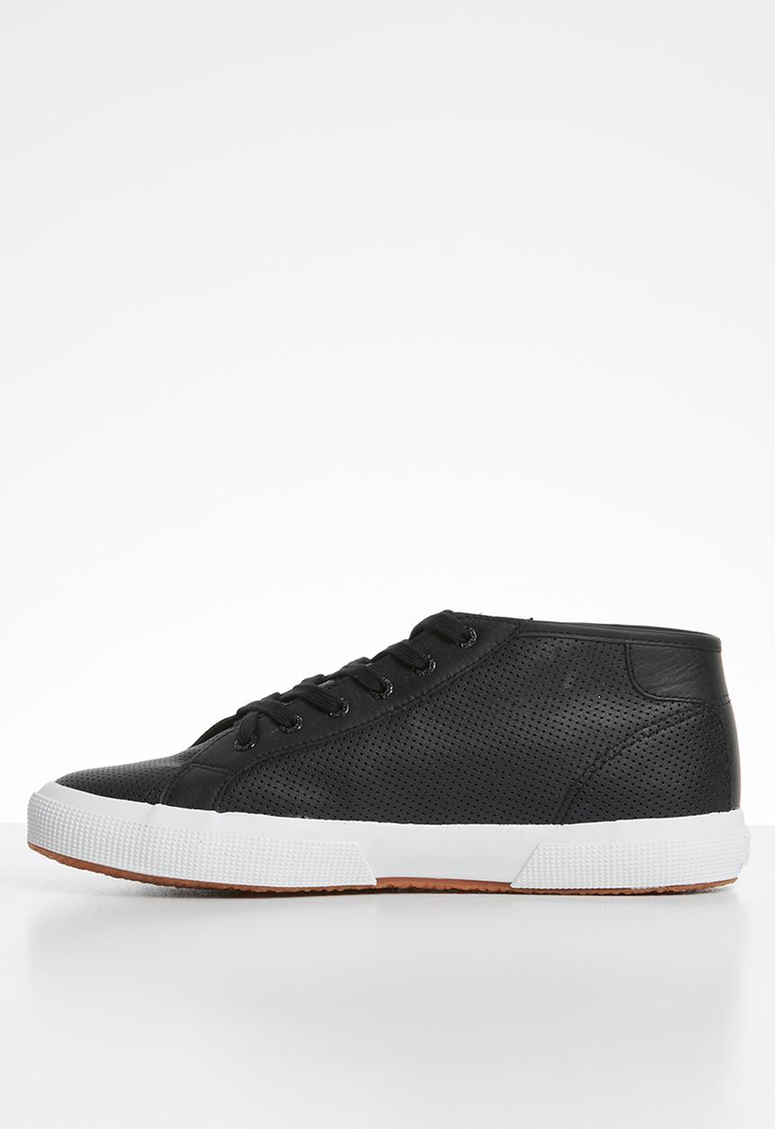 SUPERGA - 2754 Perforated punched nappa - black