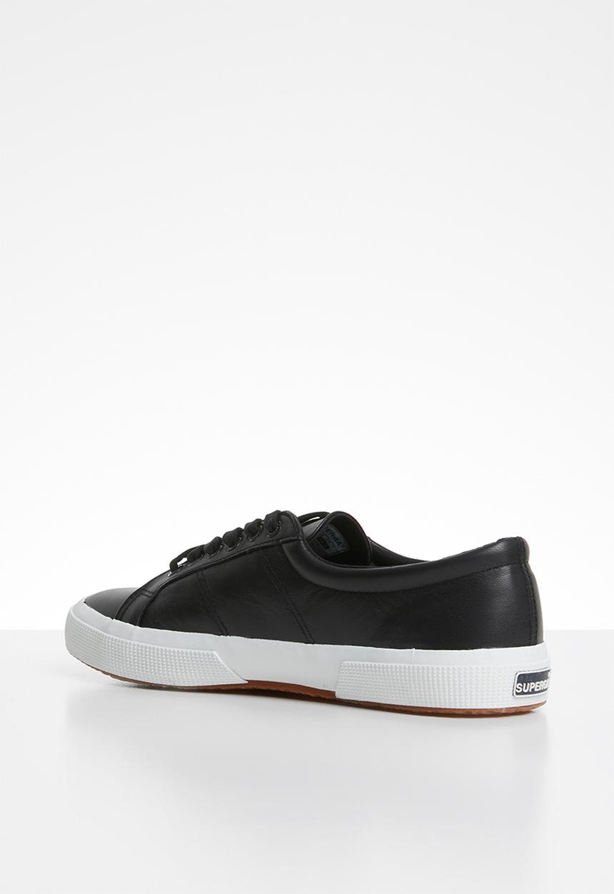 SUPERGA - 2750-Collarpad nappa leather - black