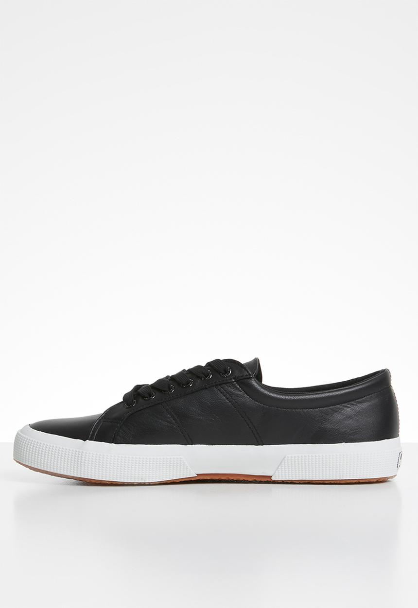 SUPERGA - 2750-Collarpad nappa leather - black
