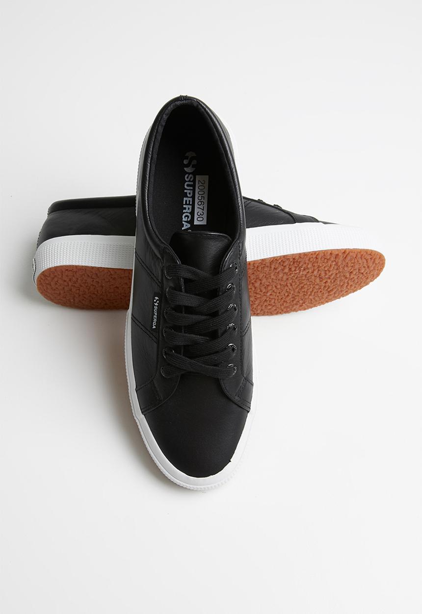 SUPERGA - 2750-Collarpad nappa leather - black
