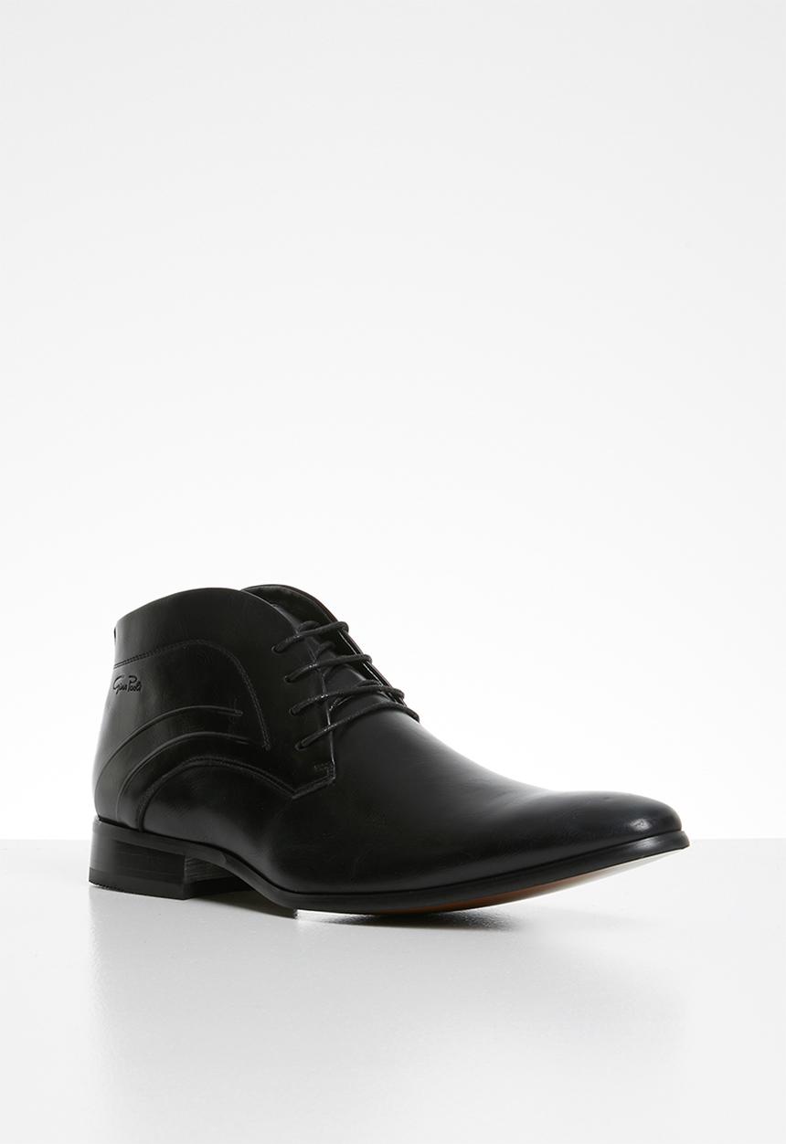 Gino Paoli - James formal lace-up boots - black