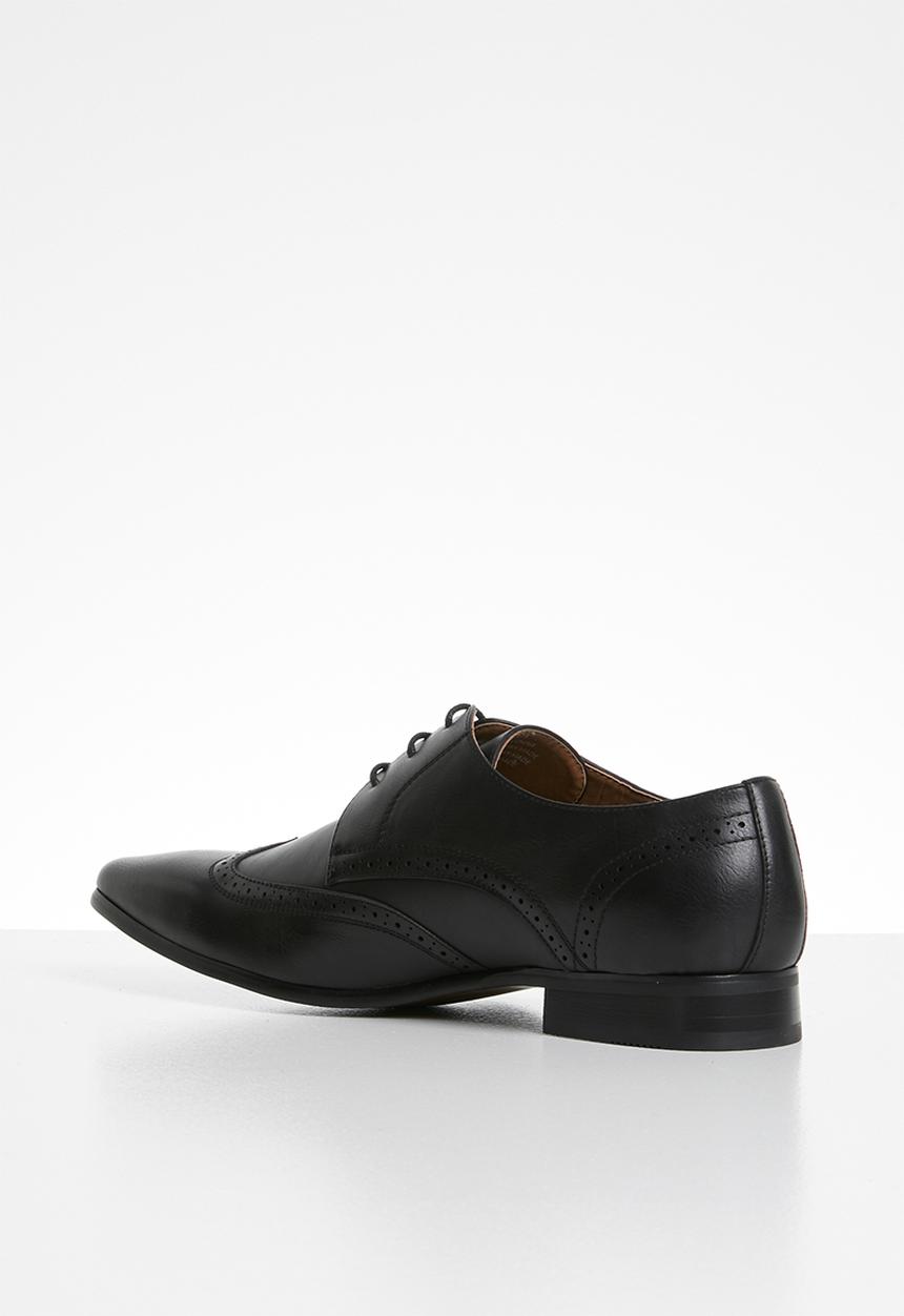Gino Paoli - Jake lace-up brogue - black