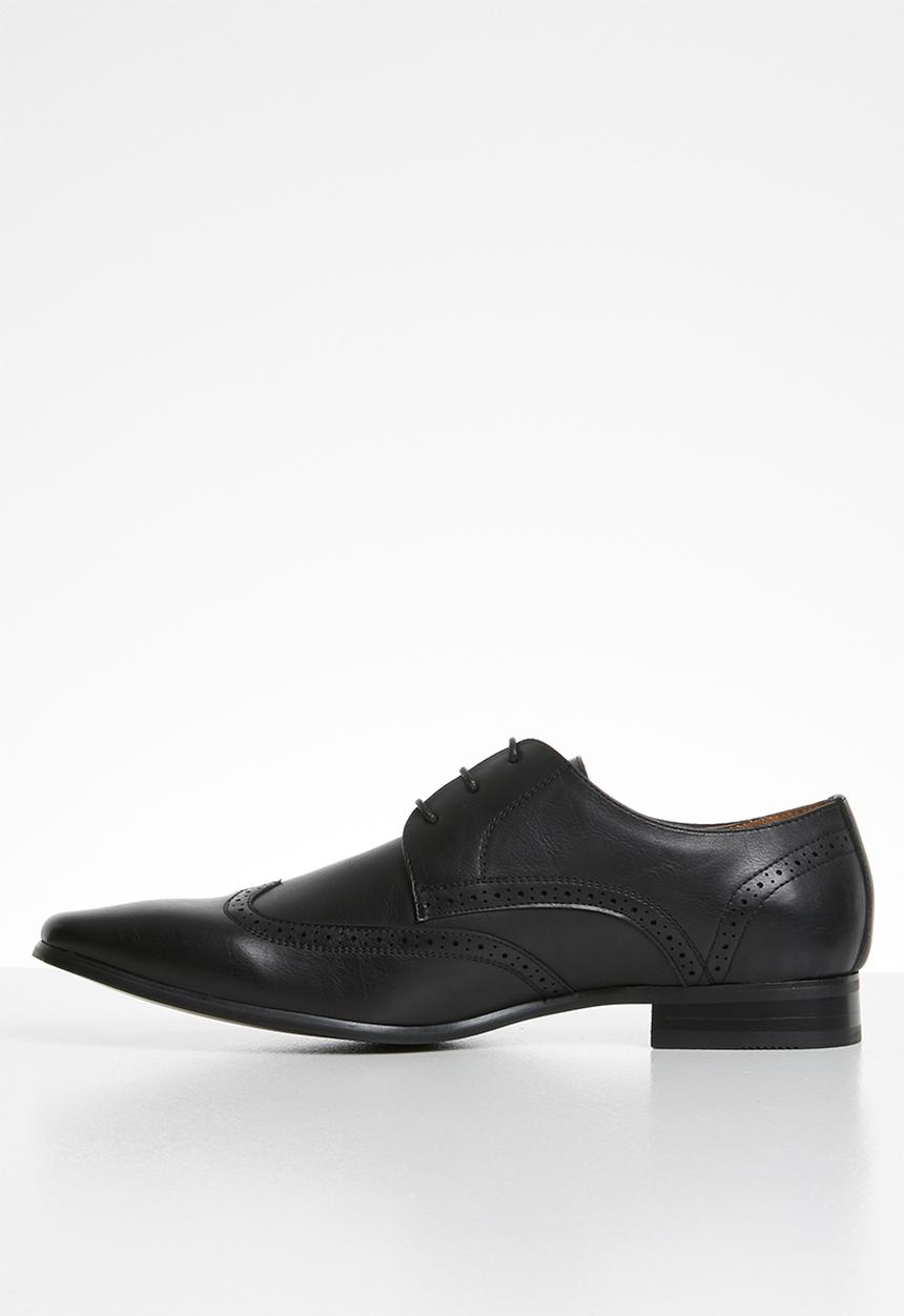 Gino Paoli - Jake lace-up brogue - black