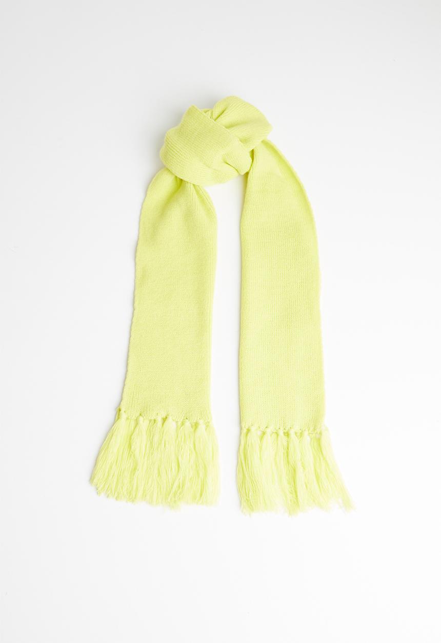 Superbalist - Fluffy tassel scarf - yellow