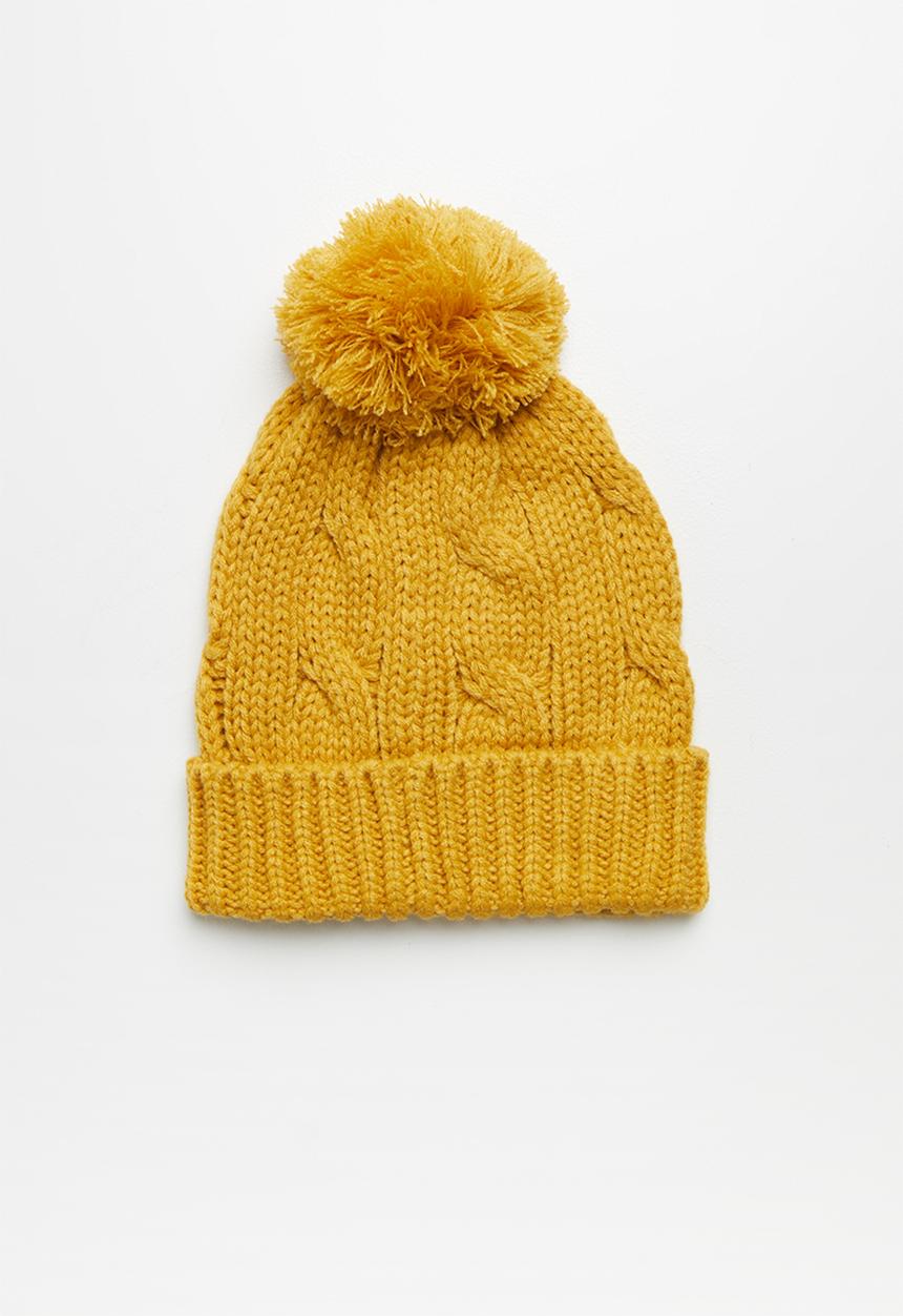 Cotton On - Winter knit beanie - yellow 