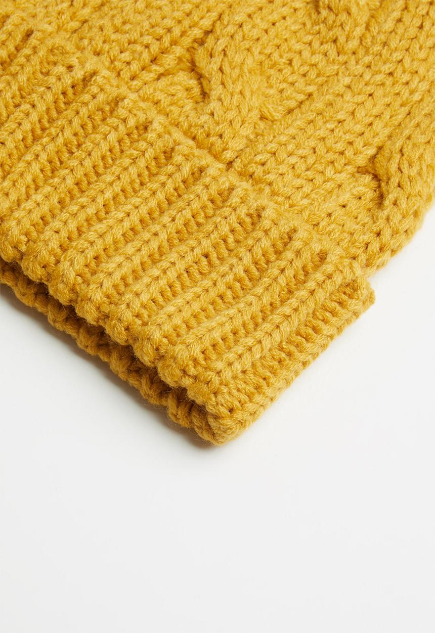 Cotton On - Winter knit beanie - yellow 