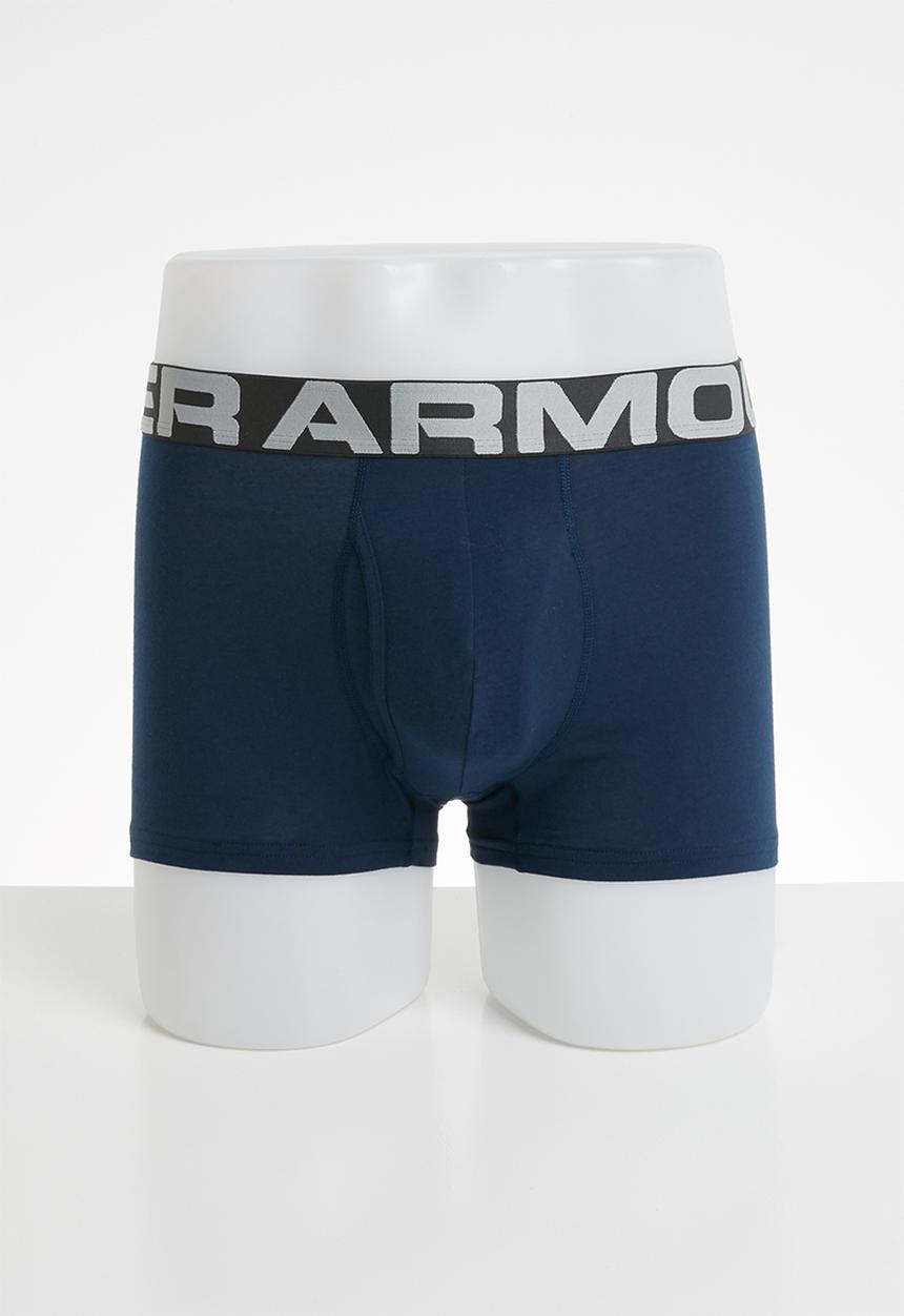 Under Armour - Charged cotton 3inch 3 pack boxer briefs- royal/academy