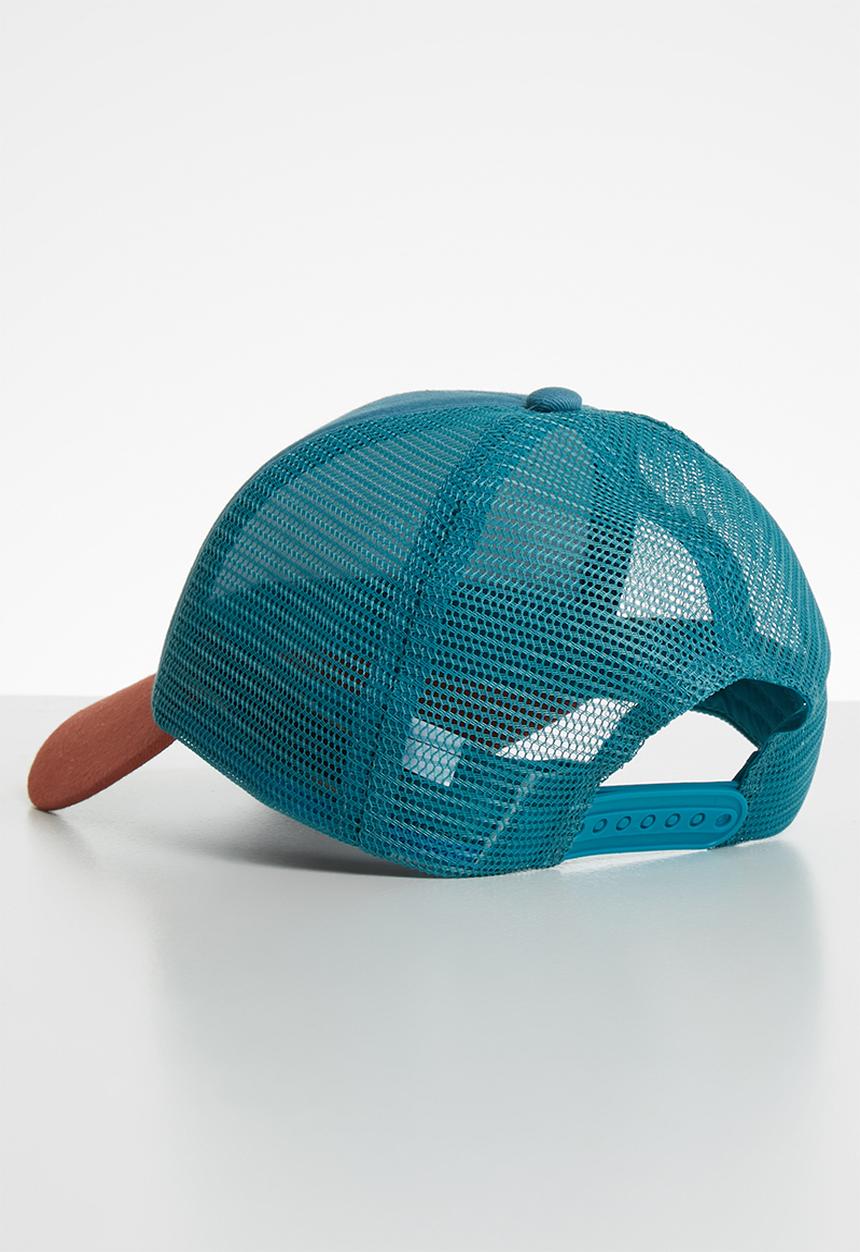 Cotton On - Baseball cap - turquoise & rust 