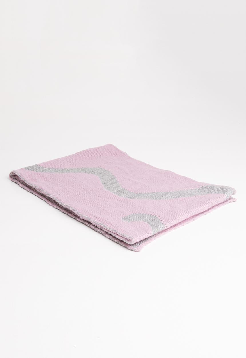 Superbalist - Colourblock scarf - pink & grey