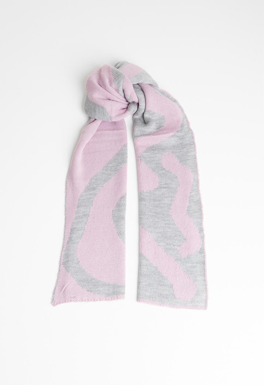 Superbalist - Colourblock scarf - pink & grey