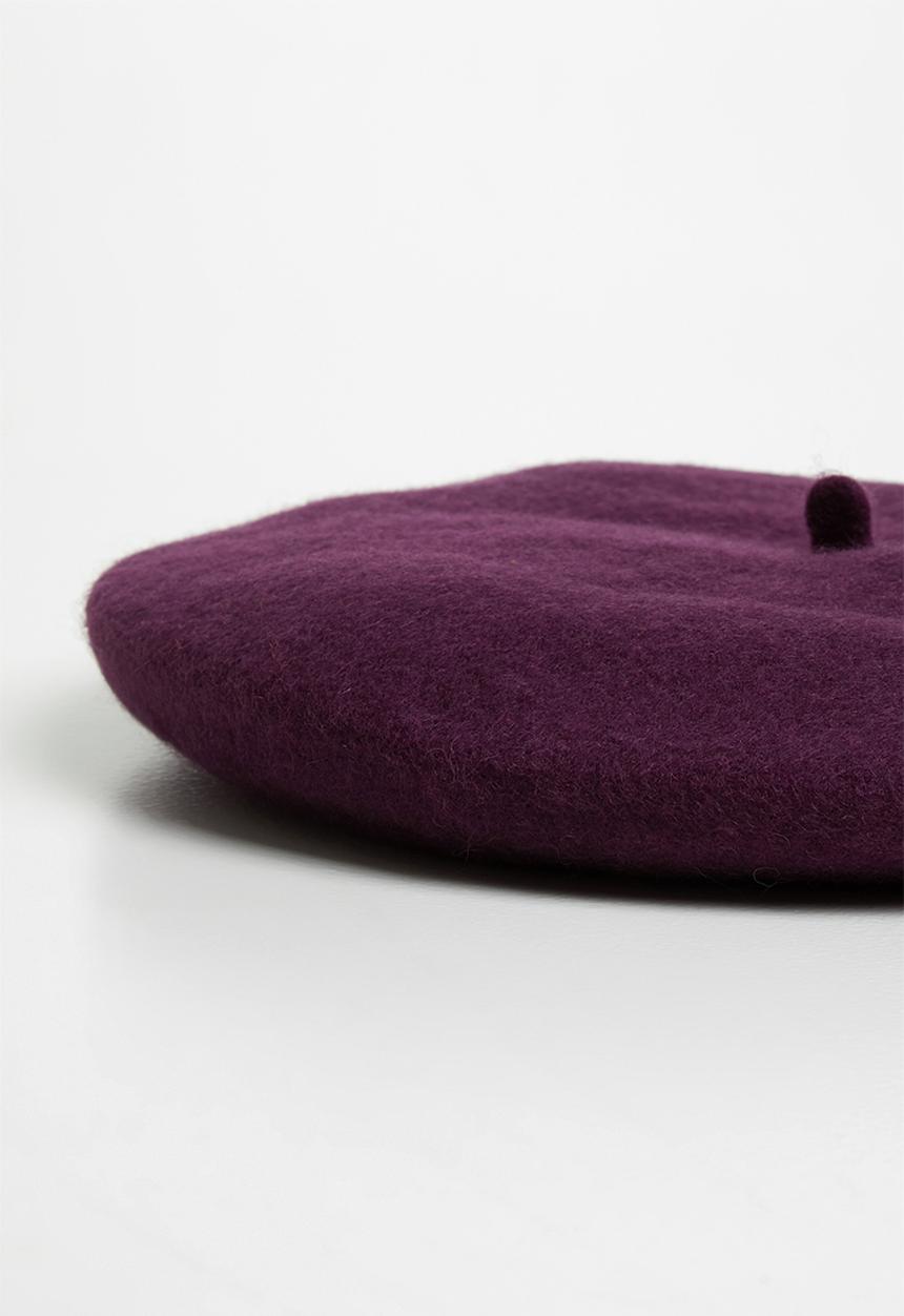 Cotton On - Coco beret - purple 