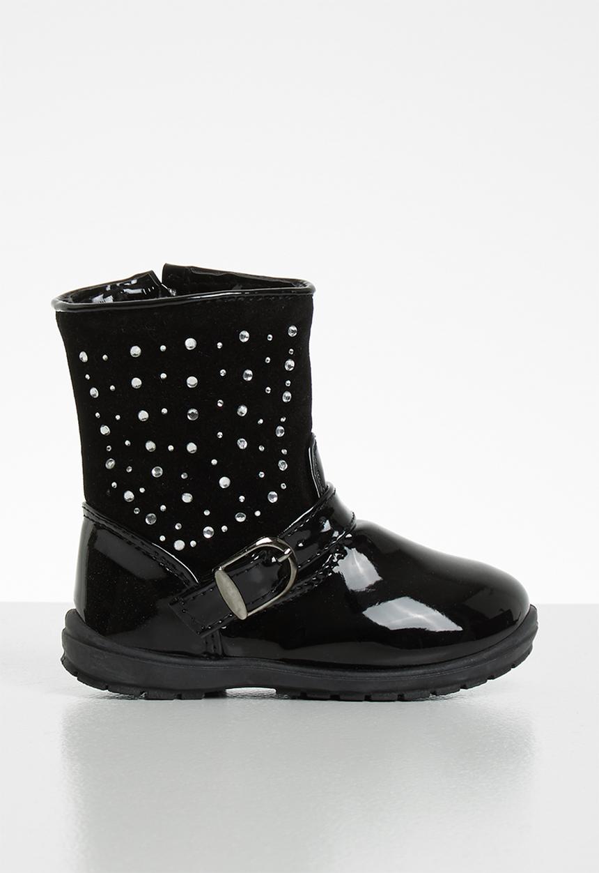 Pop Candy - Embellished boots - black