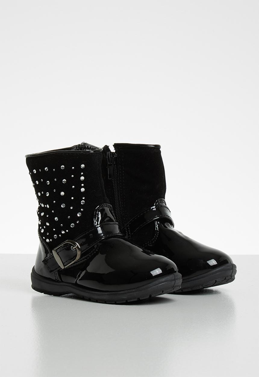 Pop Candy - Embellished boots - black