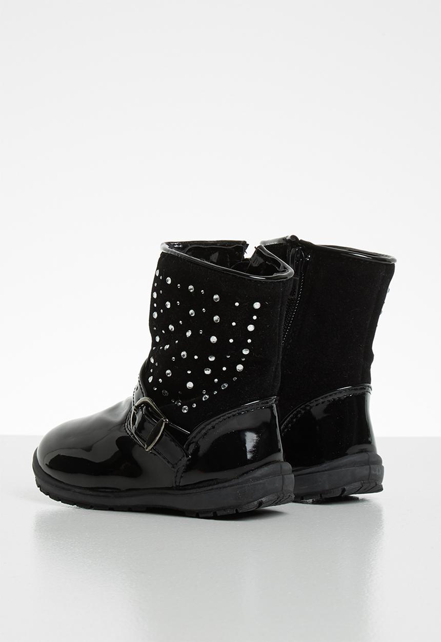 Pop Candy - Embellished boots - black