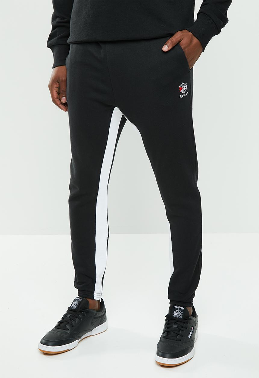 Reebok Classic - CL F zip jogger - black & white