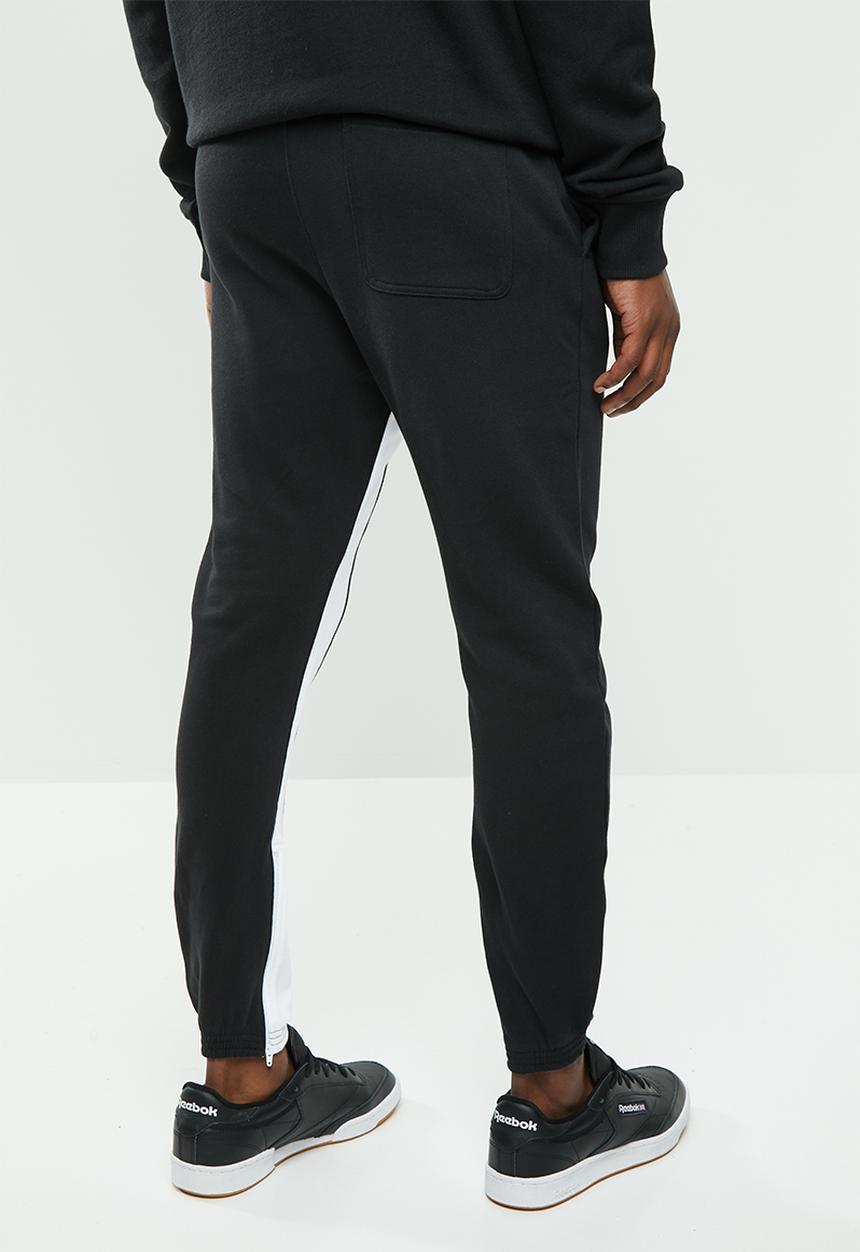 Reebok Classic - CL F zip jogger - black & white