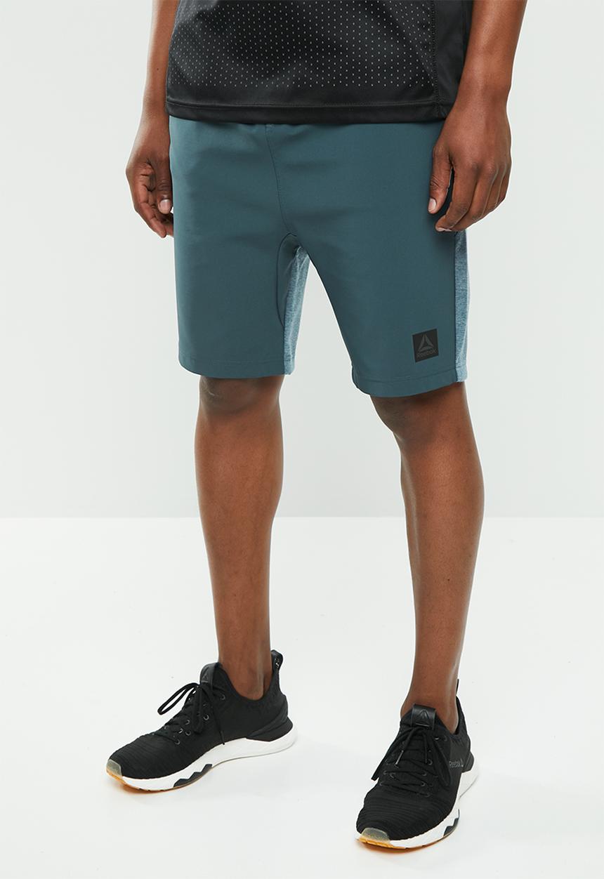 Reebok - Training supply knit-woven short - blue