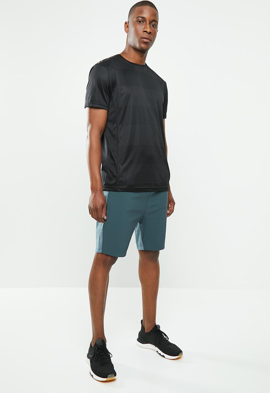 Reebok - Training supply knit-woven short - blue