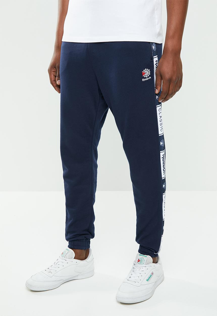 Reebok Classic - CL FT taped pant - blue
