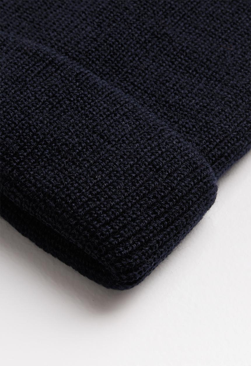 Superbalist - Slouchy turn up beanie - navy